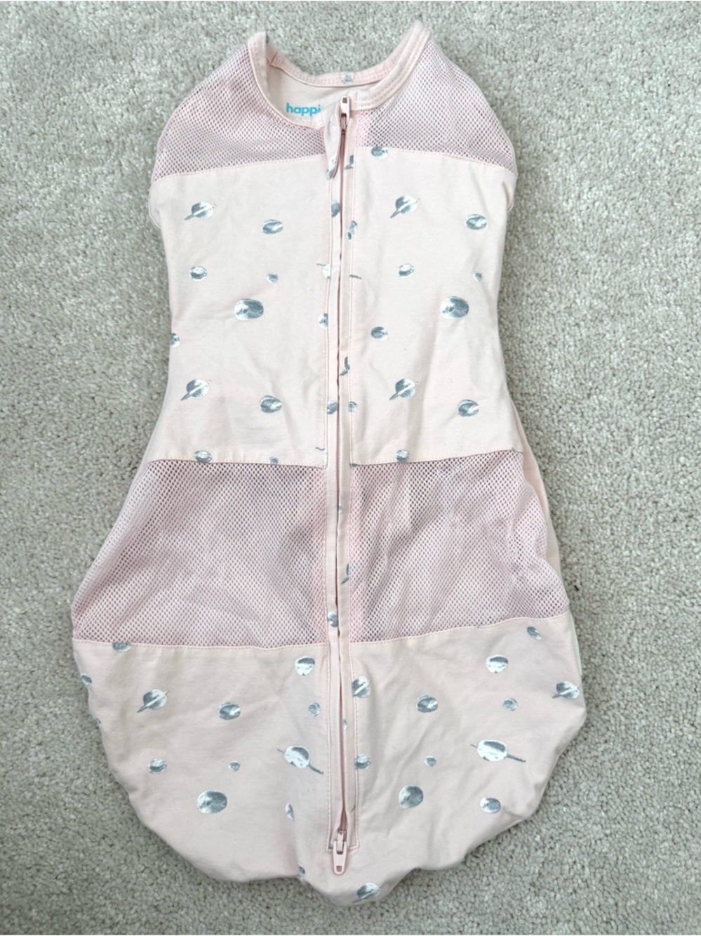 Happiest  Baby Snoo Pink Metallic Dot Baby Sleep Sack